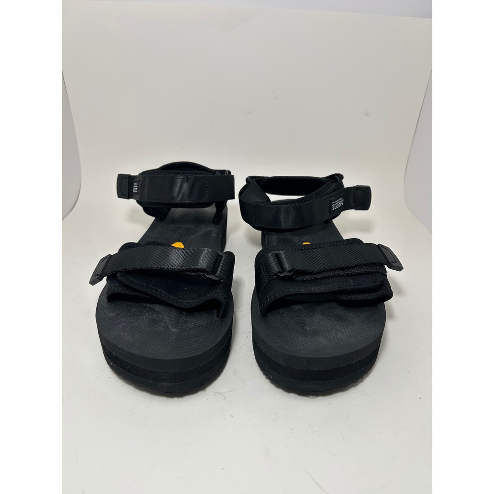 Suicoke Depa-V2 Black Platform Sandals Vibram Sole Mens 9 Womens 11 OG-022V2